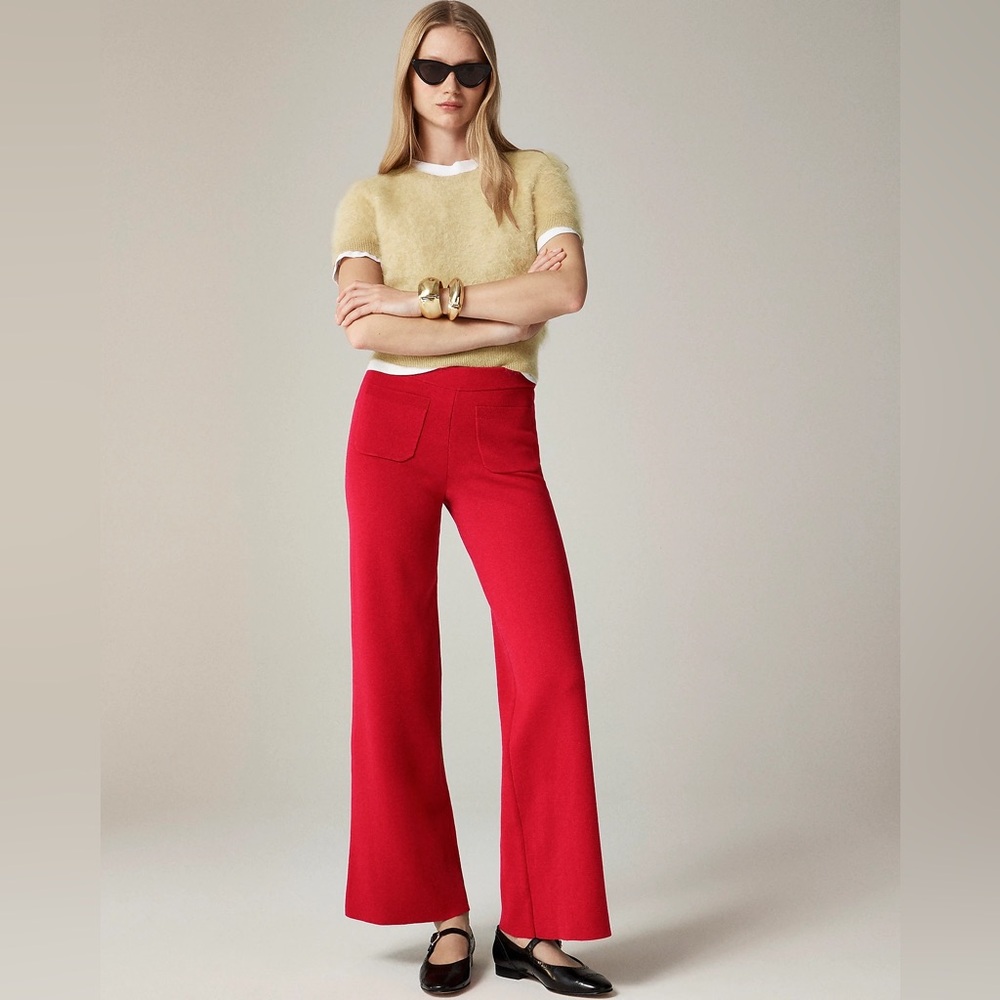 J.Crew Sailor sweater trouser in TENCEL™ lyocell blend CH663